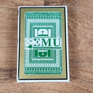 Eastern Michigan University Gemaco Bridge Playing Cards Plastic Coated